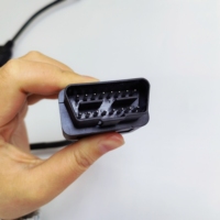 Cable de Extensión OBD2 Personalizado de 16 Pines Macho a Hembra, Cable Extensor de Diagnóstico para Herramienta de Escaneo OBD2, Compatible con Todos los Vehículos OBD2