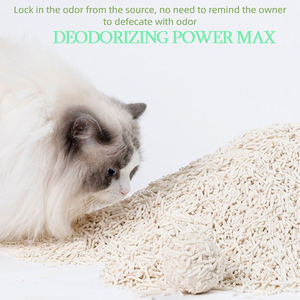 Kendini temizleme çöp kutuları için çok kedi dostu ile nazik Tofu kedi kumu koku kontrolü Tofu kedi kumu - Product Image 2