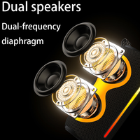 Haut-parleur Bluetooth de qualité supérieure 01 IPX1 étanche, autonomie ultra-longue, lumière RVB colorée, sortie 10-30W, audio bidirectionnel