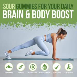 OEM/ODM Etiqueta Privada Creatina Monohidrato 5000mg Suplementos alimenticios Gummy Energy Management Pure Creatine Gummies - Product Image 5