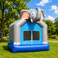 Château gonflable épaissi pour enfants, fourni par le fabricant, ensemble combiné de saut et de rebond, pour usage commercial et location, certifié EN14960