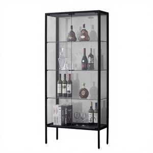 Nouveau meuble à vin de luxe en métal <span class=keywords><strong>2023</strong></span> avec portes doubles pour le rangement dans le salon, usage domestique haut de gamme - Product Image 1