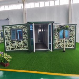 Casa contenedor prefabricada expandible de 40 pies y 20 pies con baño completo, diseño moderno de mediados de siglo, Instalación rápida, uso en el hogar y la Oficina - Product Image 2