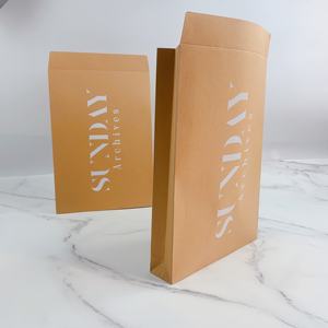 Bolsas de Correo de Papel Kraft Ecológicas de Alta Calidad - Embalaje Rígido para Ropa y Accesorios - Personalización de Logotipo - Product Image 2