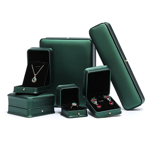 Hot selling new <b>jewelry</b> <b>box</b> leather custom logo high-end <b>jewelry</b> packaging pendant ring <b>box</b> <b>necklace</b> <b>jewelry</b> <b>box</b> - Product Image 6