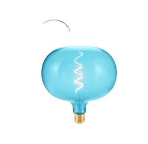 Homeuse Décoratif Grandes <span class=keywords><strong>Ampoules</strong></span> G220 E26/E27 Vert Bleu rose Noir clair Plein Verre Led Globe Filament Ampoule - Product Image 1