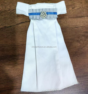 Camisas de montar a caballo de tela de color blanco OEM, corbata atada lista para vestir, corbata Ecuestre para competición - Product Image 2