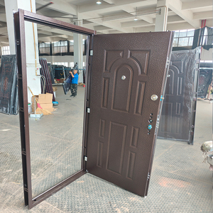 Chine Fabrication Afrique du Sud Sécurité Maison Interne Pare-balles Sécurité Résidentielle Avant Unique <span class=keywords><strong>Porte</strong></span> principale <span class=keywords><strong>blindée</strong></span> en acier - Product Image 1