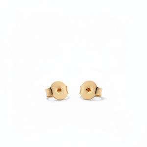 Pendientes de Aro Charlotte Bold Fine Hipoalergénicos de Plata de Ley Reciclada con Baño de Oro Vermeil de 18k - Product Image 1