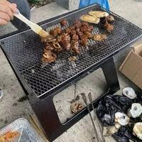 Barbecue Kamado en Fer Moderne Haut de Gamme pour Extérieur, Outil de Cuisine de Chef, Fumoir Portable pour 3-5 Personnes, Gril à Flamme
