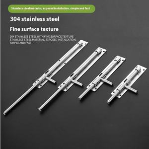 Verrou solide en acier inoxydable 304 personnalisé clôture du <span class=keywords><strong>sol</strong></span> au plafond porte en fer pour hôtel étendu <span class=keywords><strong>loquet</strong></span> supérieur inférieur au <span class=keywords><strong>sol</strong></span> - Product Image 5