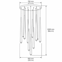 Lustre suspendu en cristal métallique artistique personnalisé, LED, garantie de 2 ans, pour salon, prix d'usine en gros