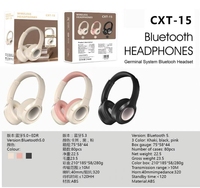 Vente chaude casque transfrontalier décoration en métal casque de joueur sans fil Over-Ear avec Blue Tooth V5.3 Standard