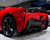 Diffuseur arrière en fibre de carbone style OEM pour Ferrari SF90 avec lèvre arrière anti-turbulence