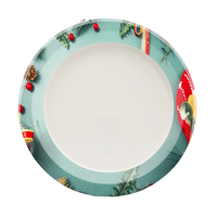 Assiettes à vaisselle en papier kraft jetables compostables écologiques 6 9 10 12 pouces imprimées sur mesure pour les fêtes de restaurant