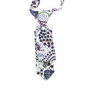 Cravate En Gros Floral Mode Simple Pratique Étudiant Garçon Crochet Boucle À La Main Personnalisé Coton Imprimé Pretied Enfants Cravate - Product Image 4