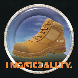 Chaussures de sécurité confortables et résistantes à l'usure Diansen D827 pour hommes, embout en acier absorbant les chocs avec semelle intérieure en caoutchouc pour toutes les saisons - Product Image 2