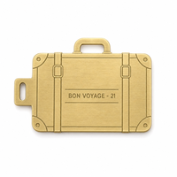 Étiquettes métalliques pour maillots de bain, étiquettes métalliques en aluminium gaufré avec support adhésif pour la vente au détail et les projets de cadeaux personnalisés