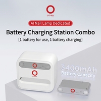 Lampe à ongles UV LED professionnelle intelligente avec batterie au lithium, télécommande sans fil, séchage rapide et repose-main portable