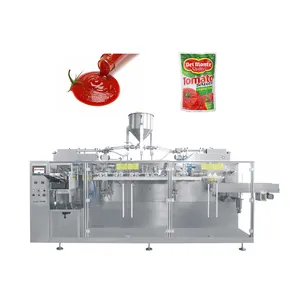Machine à emballer de remplissage de poudre de protéine de boisson d'énergie de pâte de tomate horizontale à grande vitesse de Boevan