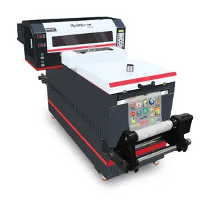 30cm 60cm dtf pet digital printers Xp600 i3200 printhead printers dtf for t-shirt printing with power shaking machine