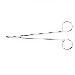 Ciseaux Strully courbés 20,5 cm en acier inoxydable, instruments chirurgicaux manuels de haute qualité, 8 pouces, pour usage vasculaire et cardiovasculaire - Product Image 1