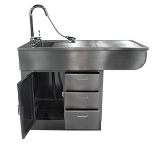 Mesa Quirúrgica y de Eliminación de Residuos Multifuncional para Hospitales Veterinarios, Acero Inoxidable 304 - Product Image 5