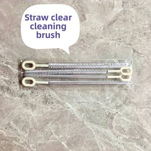 <b>Stanley</b> Glass <b>Straw</b> Cleaning Brush Long Handle PP and Silicone Material <b>Bottle</b> Brush for Car and <b>Water</b> Cup <b>Straws</b> - Product Image 2