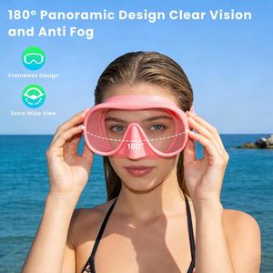 Prix de gros fabricant Équipement de plongée pour adultes Masque de plongée en silicone Combinaison de plongée et de snorkeling pour adultes - Product Image 5