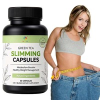 Capsules de Métabolisme OEM pour Adultes – Gestion du Poids, Énergie Verte, Thé Minceur, Capsules Herbales