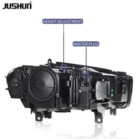 Système d'éclairage automobile JUSHUN Phares LED modifiés pour BMW X5 F15 2014-2018 Feux de jour Ensemble de phares de course
