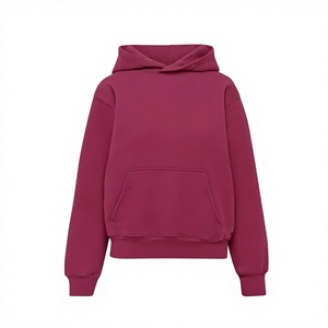 Sudadera con Capucha Unisex Extra Grande, de Felpa, Color Sólido, Informal, para Otoño, Corte Regular, con Bolsillos, Diseño Tejido - Product Image 1