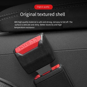 H-053 Extenseur de <span class=keywords><strong>ceinture</strong></span> de sécurité de voiture personnalisé en usine, avec prise de verrouillage de sécurité et insert épais <span class=keywords><strong>pour</strong></span> une sécurité accrue - Product Image 4