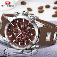 MINI FOCUS MF0089G Montres à quartz de qualité supérieure pour hommes Montre-bracelet de luxe étanche d'usine Relogio Masculino Bracelet en silicone
