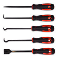 Kit de 9 outils de démontage automobile : crochet, pelle cylindrique, grattoir de joint, extracteur de joint d'huile/joint torique, extracteur de tuyaux