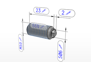 K0316 <b>Threaded</b> Spring Plunger With Stainless Steel Ball Intensified Spring Tension Machine <b>Tool</b> Locating Positioning Component - Product Image 6
