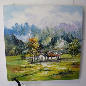 Tranh Sơn Dầu Hiện Đại Vẽ Tay Trên Vải - Product Image 3