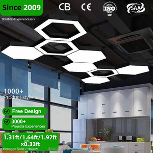 Hot bán hiện đại 40 wát LED tuyến tính ánh sáng mặt dây chuyền Chất lượng cao đèn chùm có thể điều chỉnh 3cct Mall sắt vuông treo đèn 6000K - Product Image 1