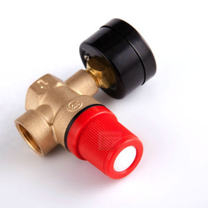 Válvula de seguridad de latón de 1/2 pulgada con rosca para alivio de presión de agua en sistemas de calefacción de calderas - Product Image 3