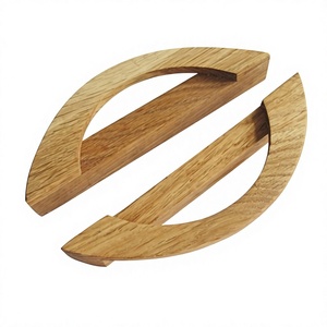 Pieza Decorativa Geométrica Redonda de Madera para el Hogar, Diseño Minimalista, Duradera, Ligera, Decoración para Mesa de Interior o Entrada - Product Image 1