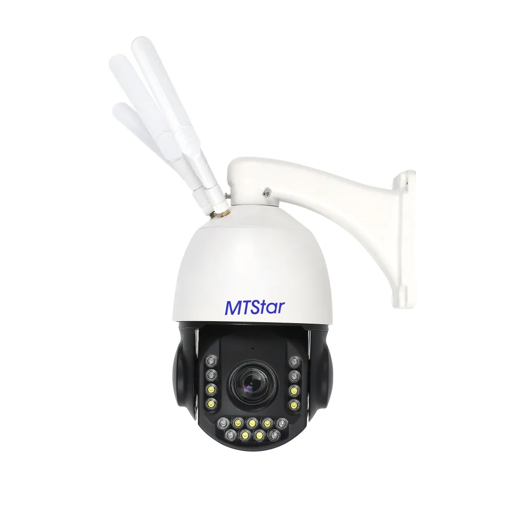 Wholesale Security system equipment IP 4k 4G PTZ Camera IR distance 150maters with Multiple platforms support P2P /Android / IOS