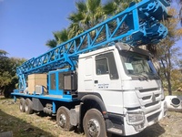 Plateforme de forage de puits d'eau DTH avec compresseur d'air pour le forage de puits dans des roches dures