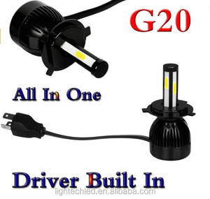 Faros Delanteros LED <span class=keywords><strong>G20</strong></span> de 4 Lados COB de 80 W de Alta Potencia H1 H4 para Automóvil, Motocicleta, Luces de Conducción Automática, Ahorro de Energía, Duraderas - Product Image 2