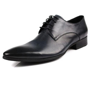 Chaussures Oxford en cuir véritable imperméables à bout pointu, à enfiler, avec soutien de la voûte plantaire, pour hommes, décontractées et de mariage - Product Image 2