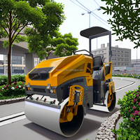 Compacteur à rouleaux durable et rouleau compresseur routier - Équipement professionnel de compactage pour travaux de construction