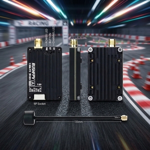 RUSHFPV 3.3GHz 2W เครื่องส่งสัญญาณวิดีโอ FPV แบบอนาล็อก VTX <span class=keywords><strong>IRC</strong></span> Tramp เสาอากาศ SMA สำหรับเครื่องบิน RC - Product Image 1