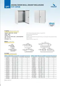 Ngoài trời/ngầm sử dụng rittal NEMA kim loại Hộp nối SPT-403020 400*300*200 mét