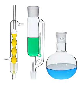 Suministros de laboratorio Premium Extractores Soxhlet de vidrio de cuarzo personalizables Extractores Soxhlet de sílice fundida-Material de laboratorio de alta calidad - Product Image 1