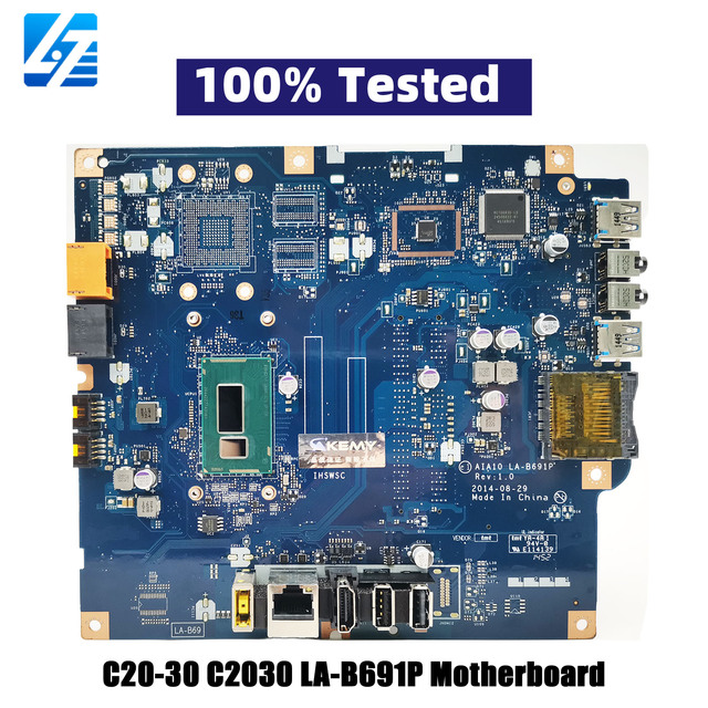 For Lenovo C20-30 AIO LA-B691P Motherboard With 3558U CPU 100% Tested OK