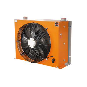 Hydraulic Oil Cooler Ah1417T 220V 380V 24V 12V Air Cooled <b>Radiator</b> For Retrofit Upgrade Vertical Plate Wing Type - Product Image 2